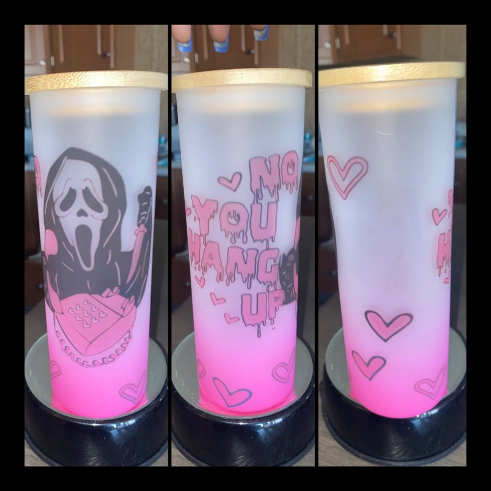You Hang Up Scream Halloween Tumbler